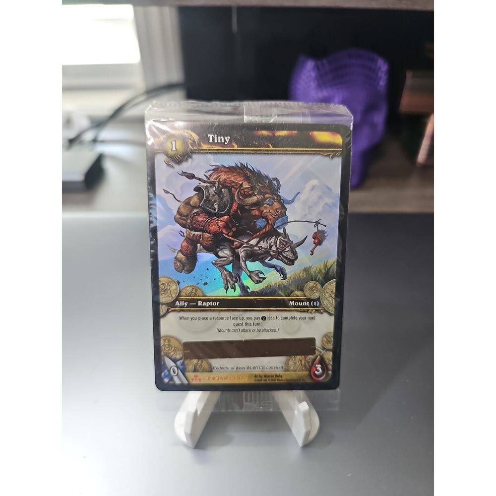 World of Warcraft WOW TCG Tiny Loot Card Unscratched SEALED